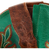 Ariat Bottes Western Round Up Stretchfit Femme Arizona Brown/Aged Jade