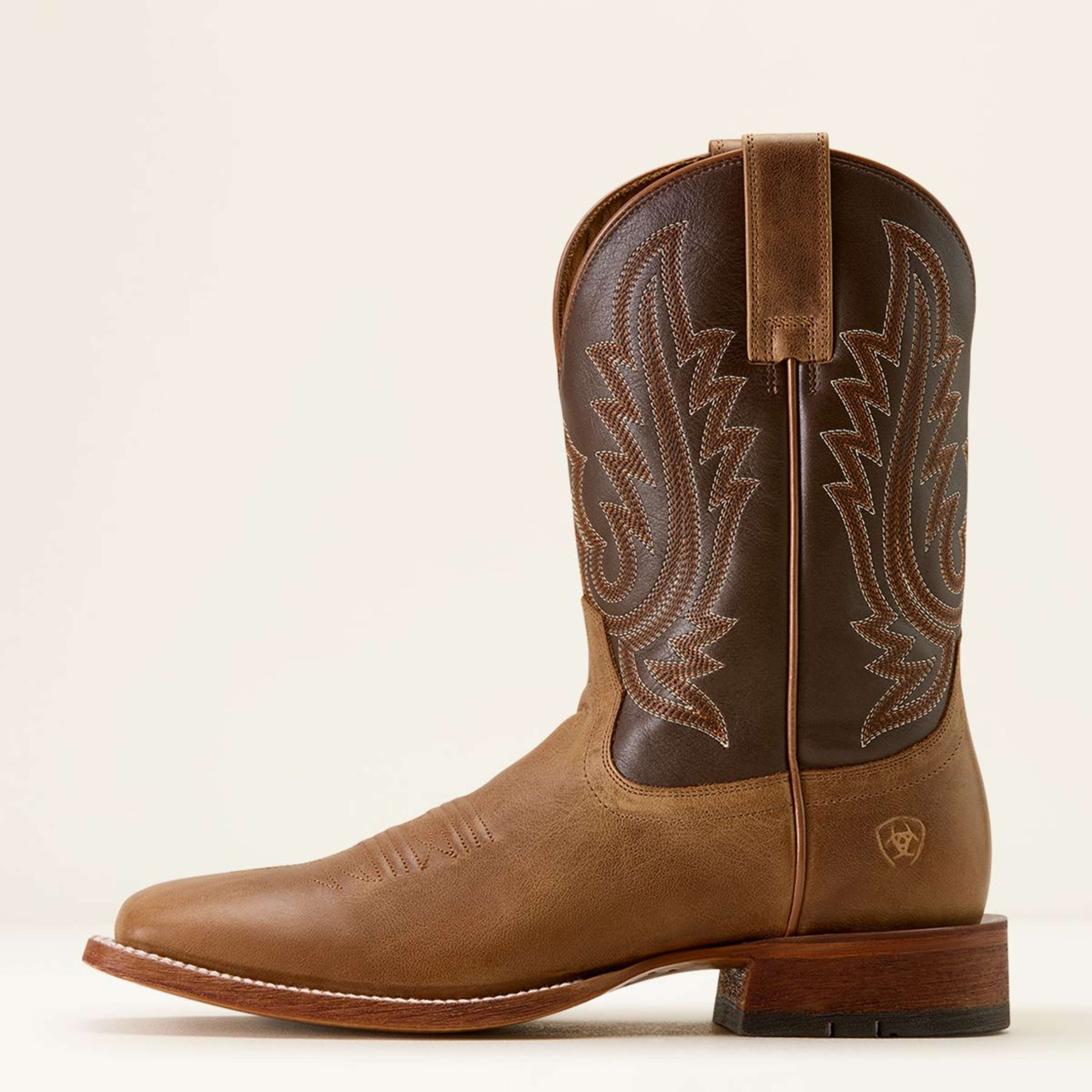 Ariat Bottes Western County Roads Hommes Wheat Tan/Santa Fe Brown