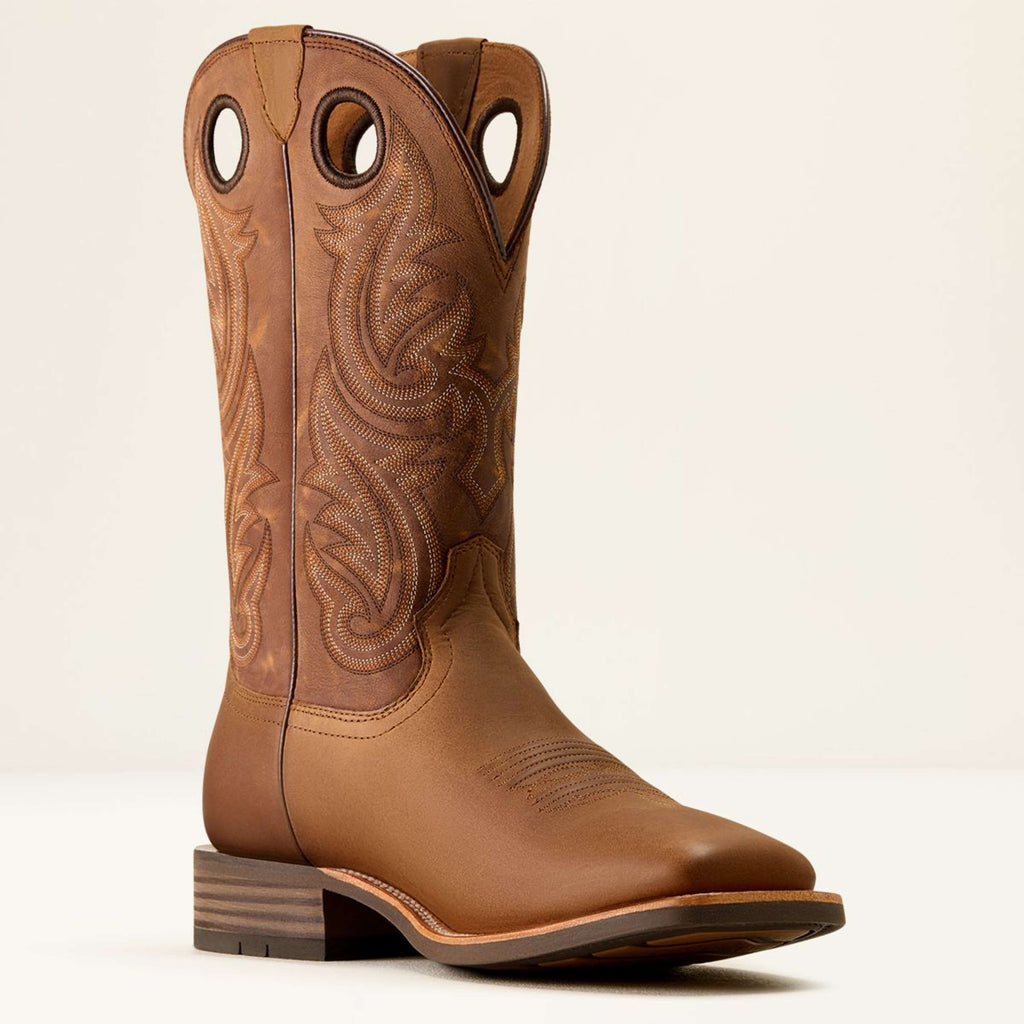 Ariat Bottes Western Highland Toughstock Hommes Distressed Brown/Tack Room Brown