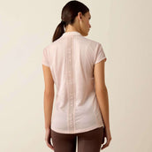 Ariat T-Shirt Breathe 1/2 Zip Femme Sepia Rose