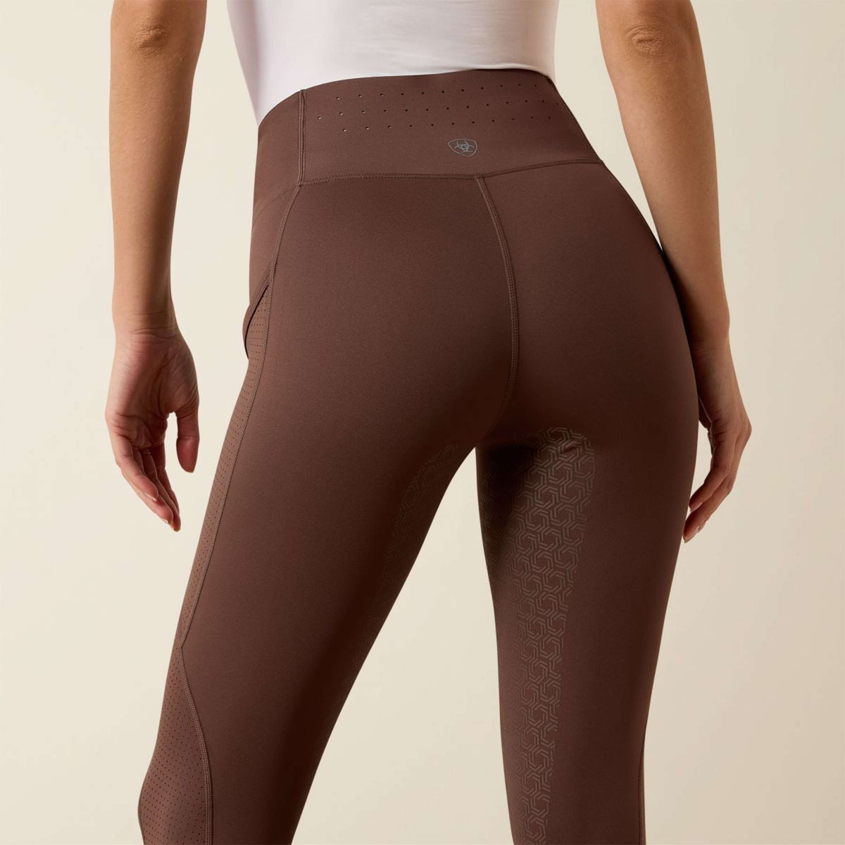Ariat Legging d'Équitation Breathe EOS Prise de Genou Pommel Brown