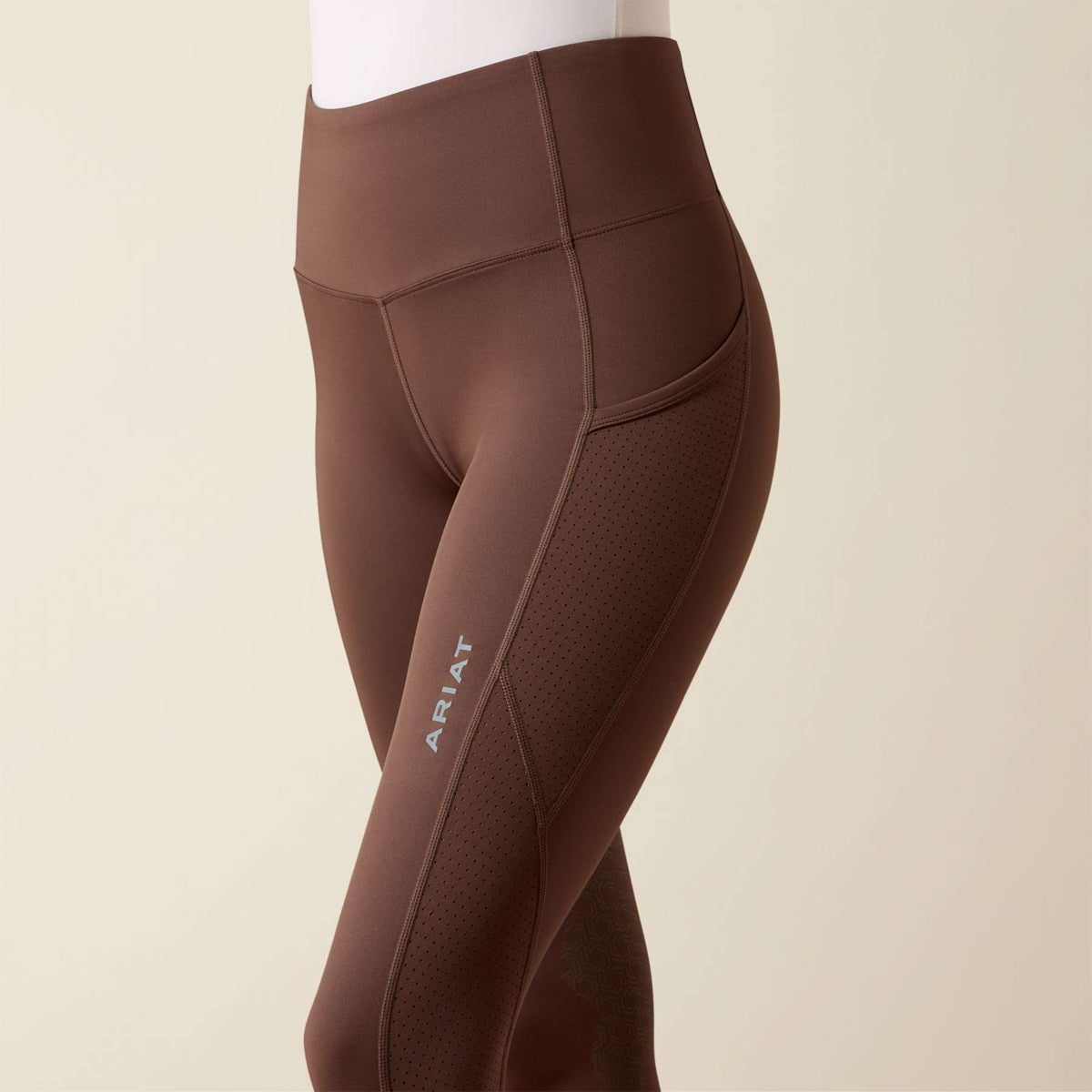 Ariat Legging d'Équitation Breathe EOS Prise de Genou Pommel Brown