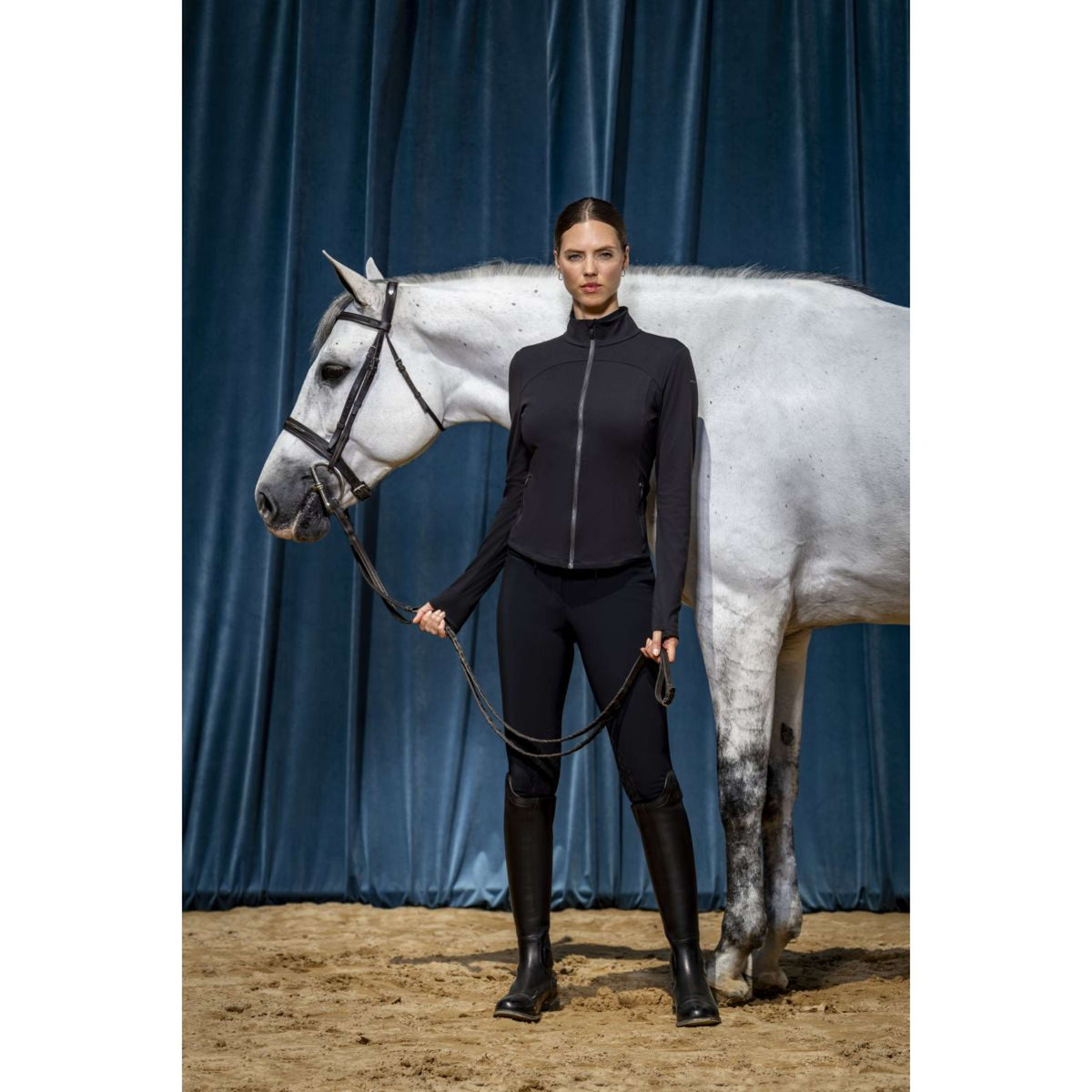 Ariat Veste Solveil Full Zip Femme Noir