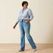 Ariat Blouse Billie Jean Femme Ashleigh Blue Crystal Southwes