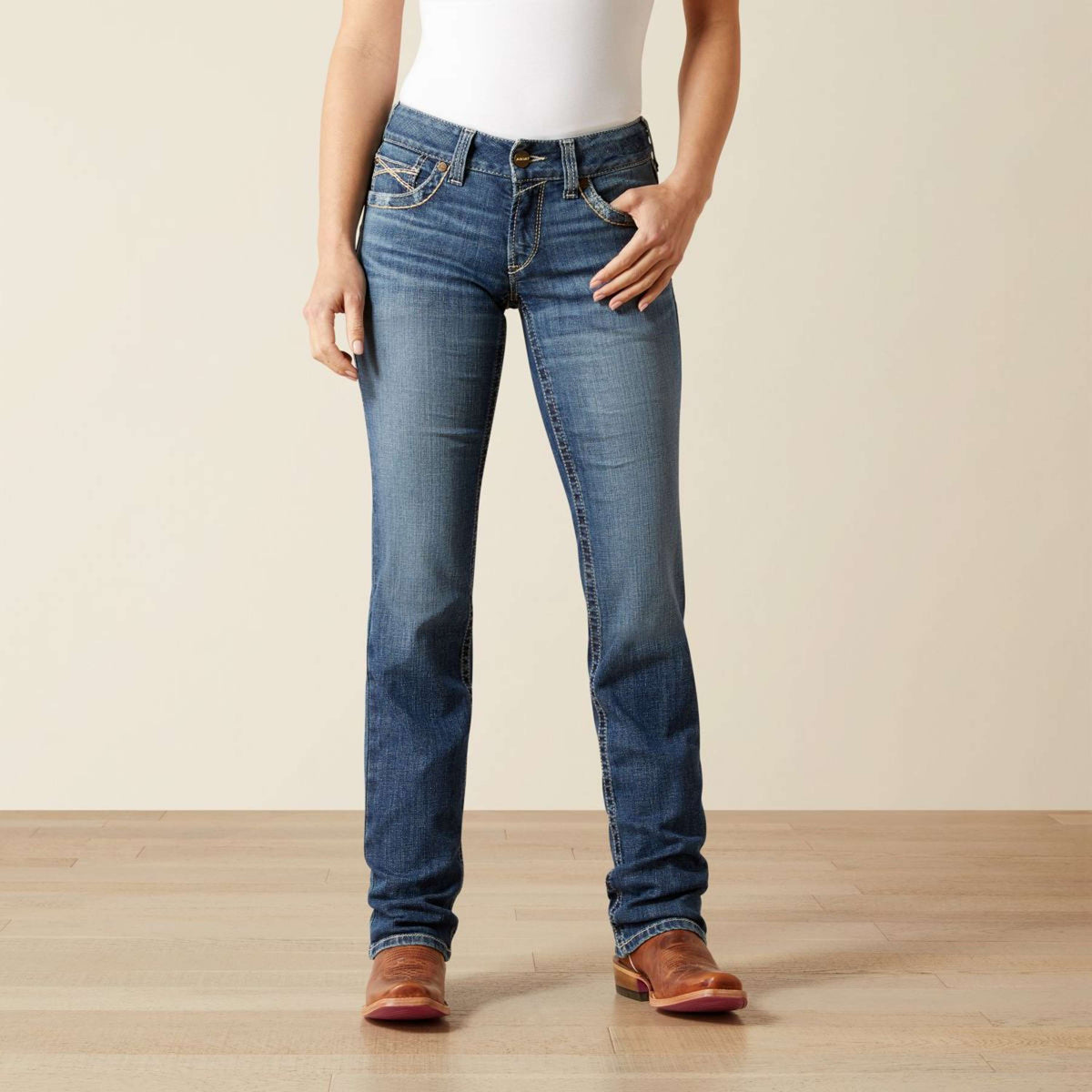 Ariat Jeans Estelle Straight Leg Femme Canadian