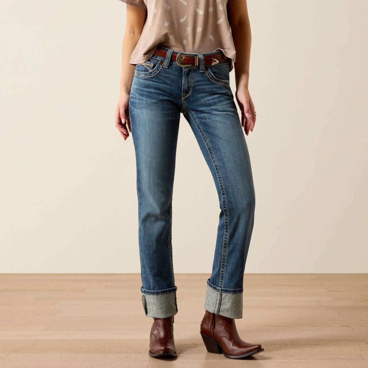 Ariat Jeans Estelle Straight Leg Femme Canadian