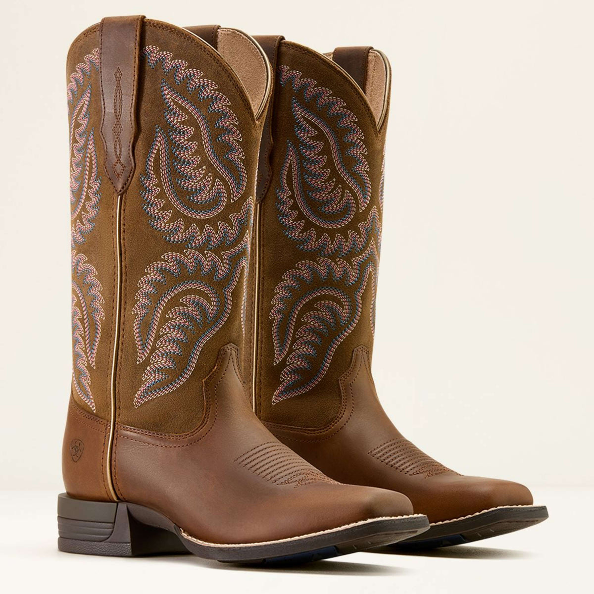 Ariat Bottes Western Cattle Caite Femme Distressed Brown/Adobe Clay