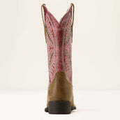Ariat Bottes Western Round Up Ruidoso Femme Brown Bomber/Dusty Rose