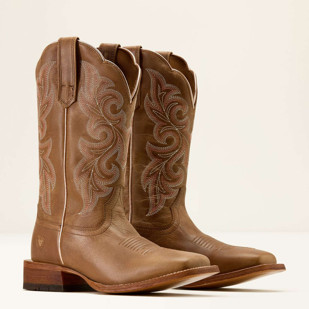 Ariat Bottes Western County Lane Femme Natural Tan