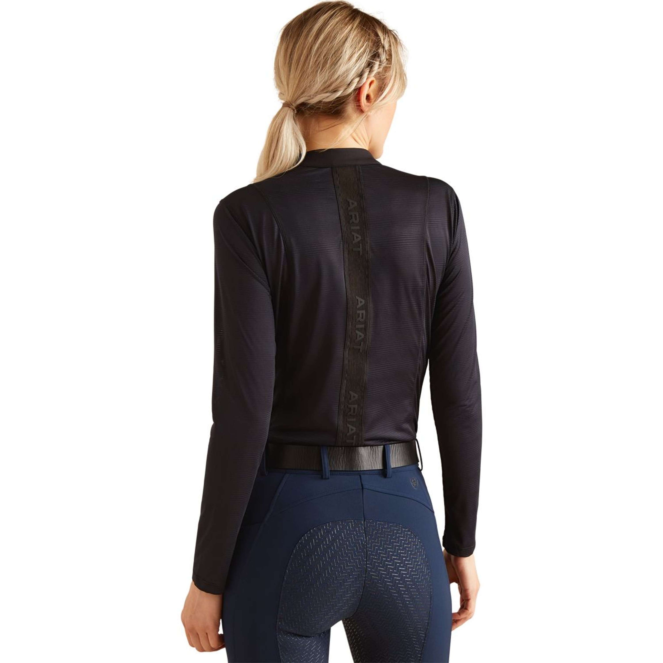 Ariat Base Layer Breathe 1/4 Rermeture Éclair Noir