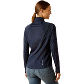 Ariat Base Layer Sunstopper 3.0 Navy Dot