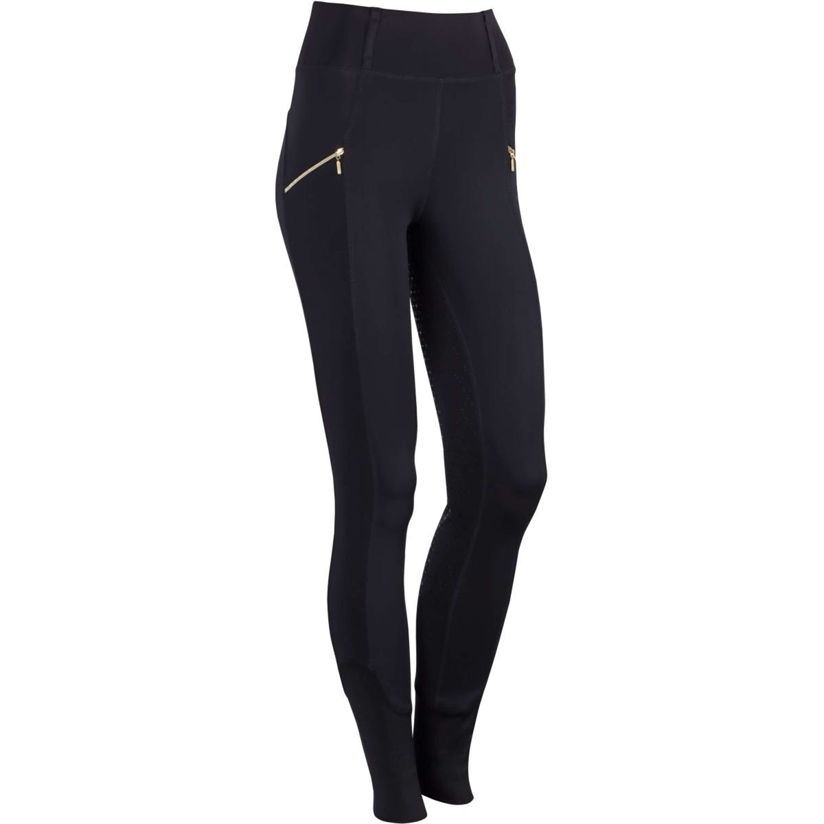 Harry's Horse Pantalon d'Équitation Leogang Full Grip Jet Black