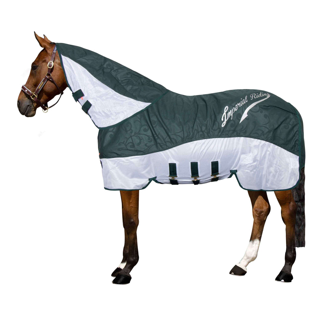 Imperial Riding Moustiquaire et Couverture de Protection Contre la Pluie IRHSuper-Dry Forest Green