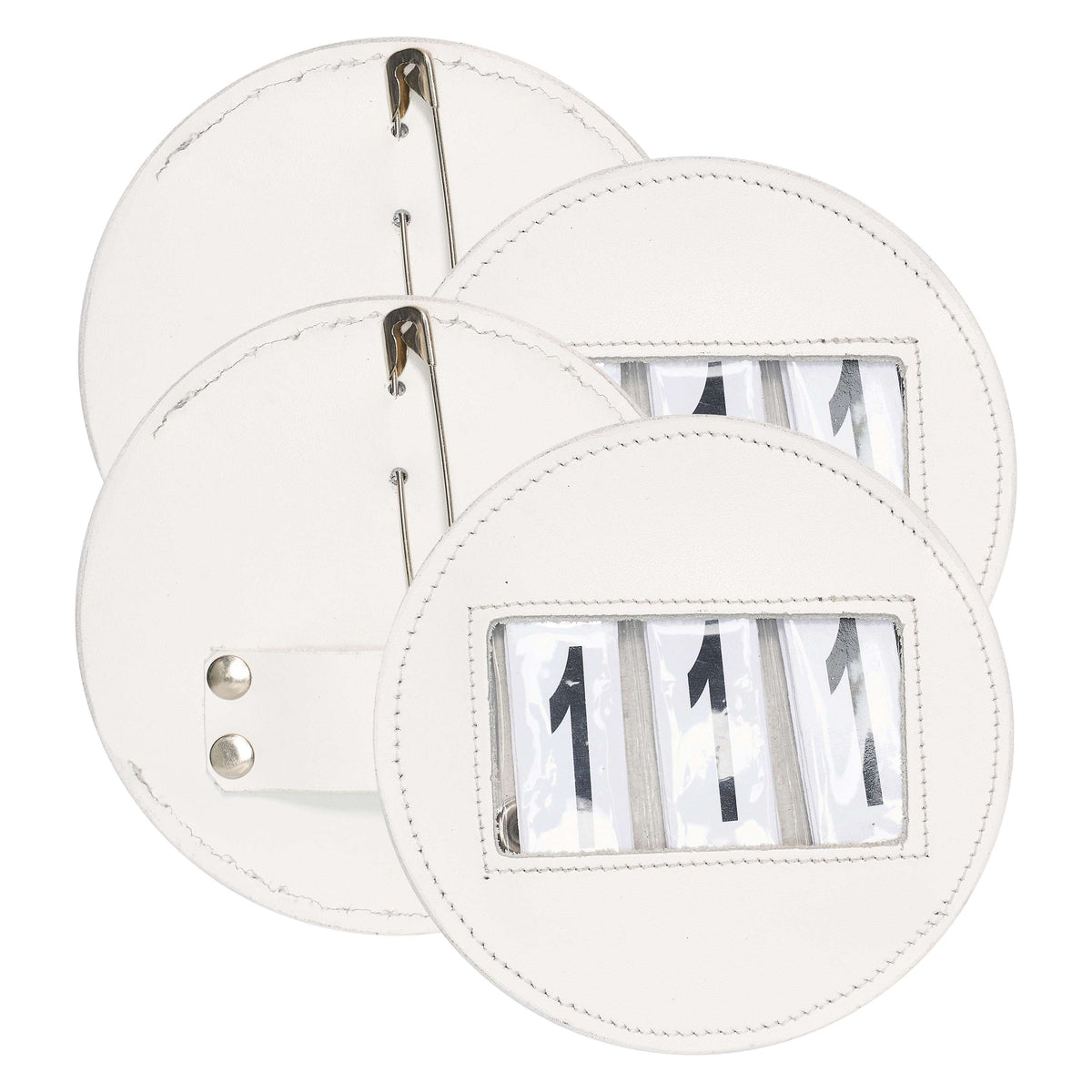 Imperial Riding Numéros de Concours IHRRound Blanc