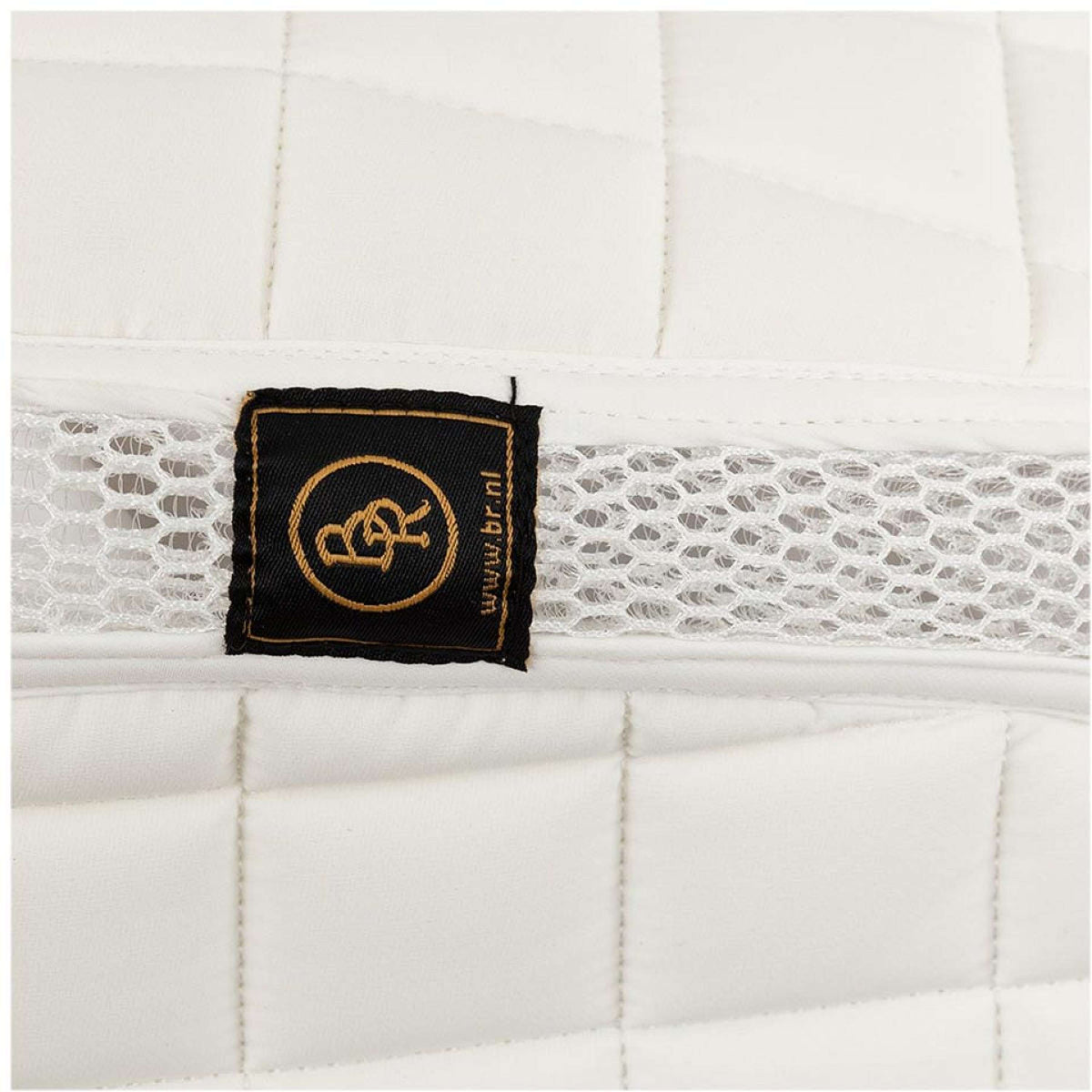 BR Tapis de Selle Liverpool Dressage Blanc