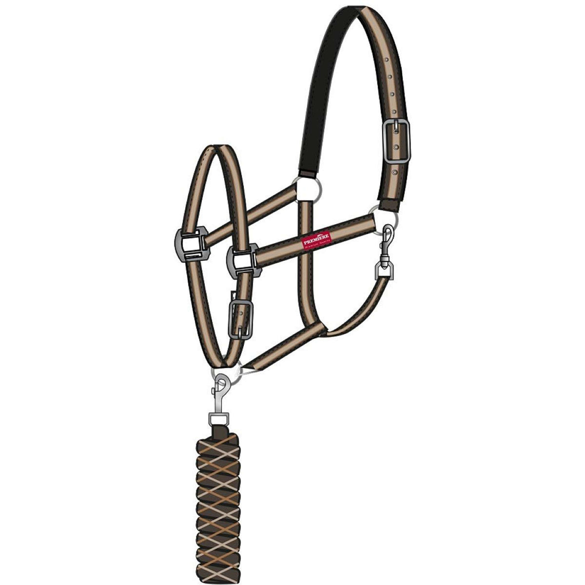 Premiere Ensemble Licol AW25 avec Mousqueton Turkish Coffee