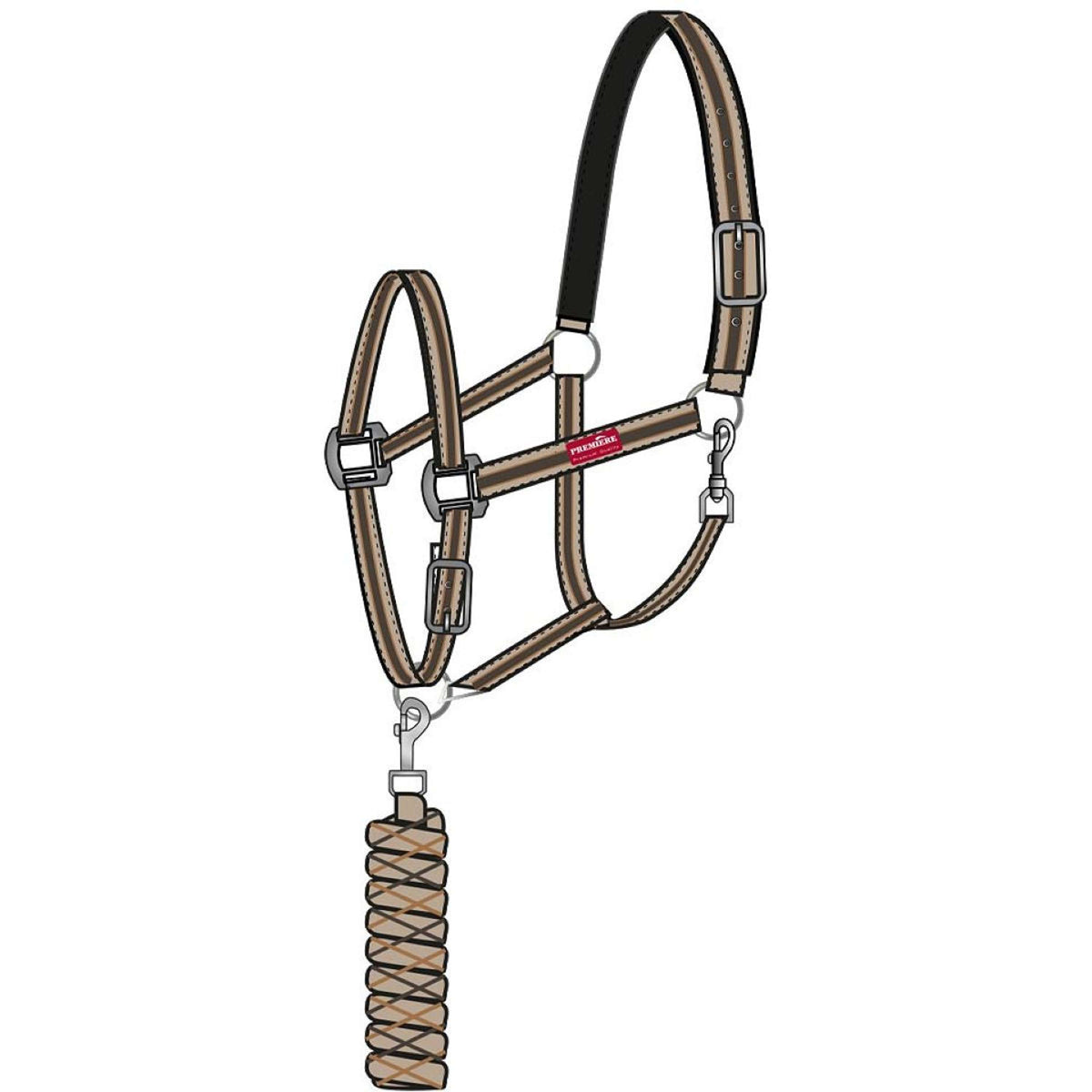 Premiere Ensemble Licol AW25 avec Crochet Panique Humus