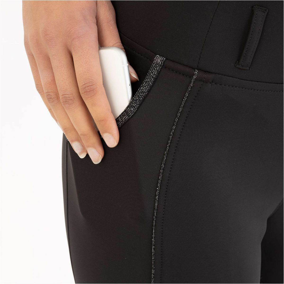 BR Legging d'Équitation Ilana Full Grip Meteorite