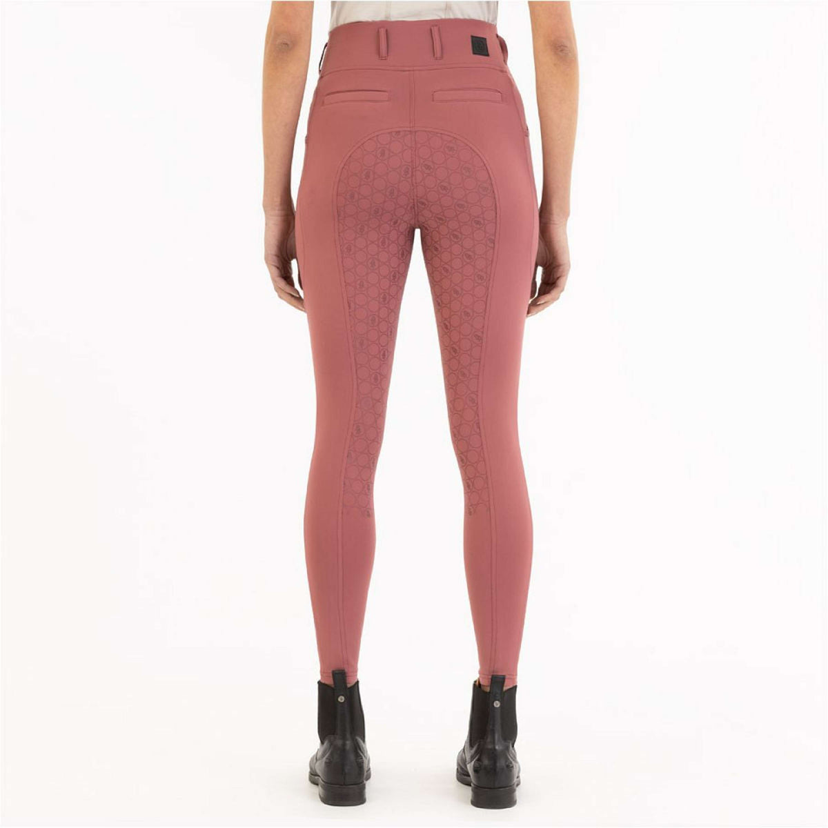 BR Legging d'Équitation Ilana Full Grip Roan Rouge