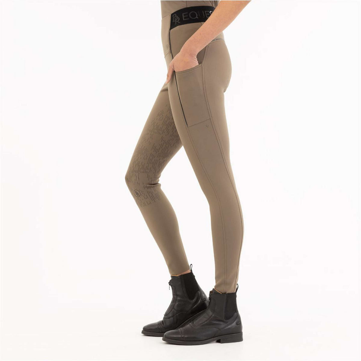 BR Legging d'Équitation Ingrid Full Grip Chocolat Chip