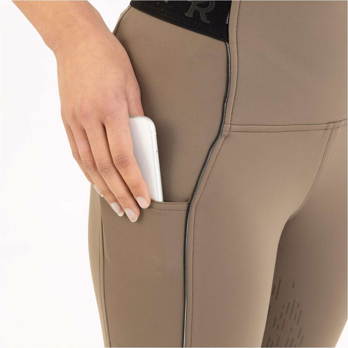 BR Legging d'Équitation Ingrid Full Grip Chocolat Chip