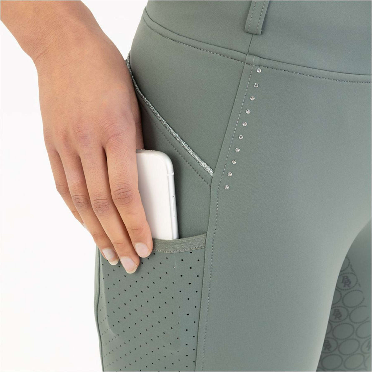 BR Legging d'Équitation Isadora Full Grip Balsam Green