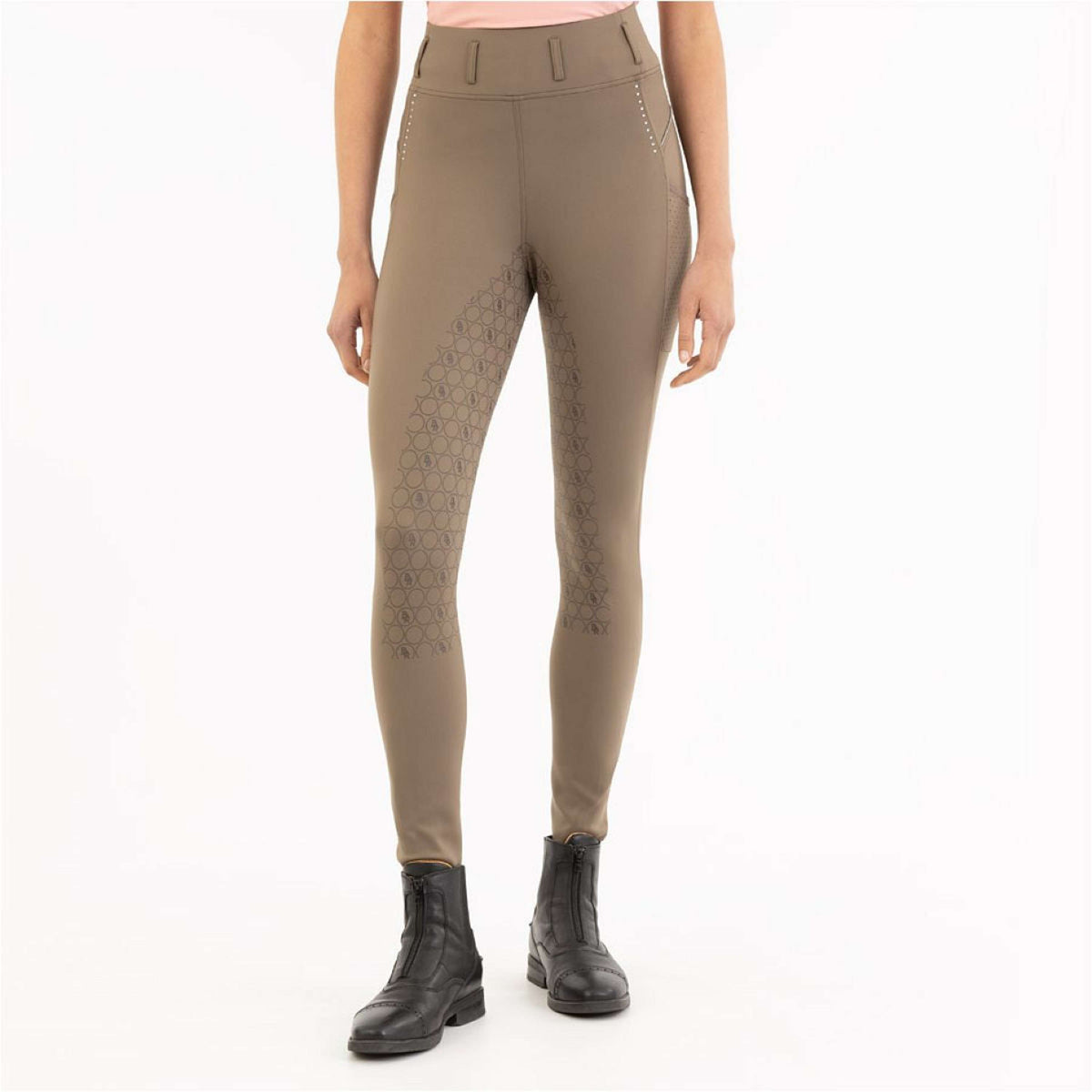 BR Legging d'Équitation Isadora Full Grip Chocolat Chip