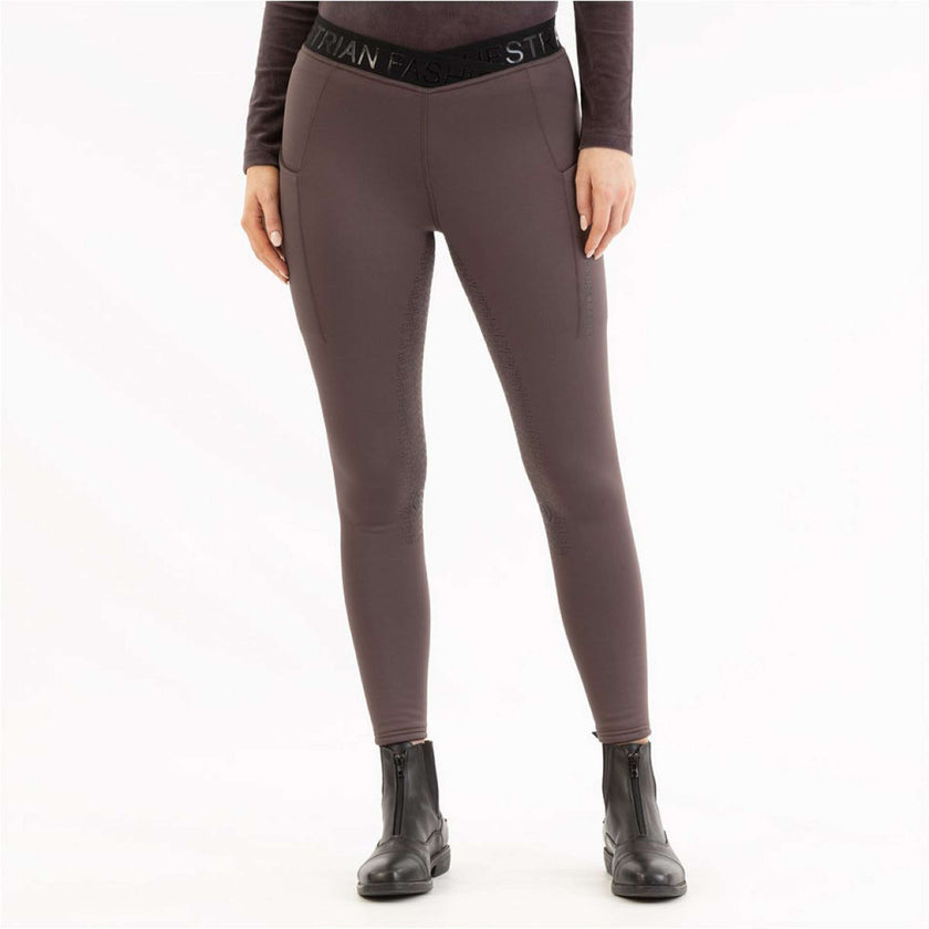 BR Legging d'Équitation AW25 Jesslynn Femme Partie Siege en Silicone Raisin