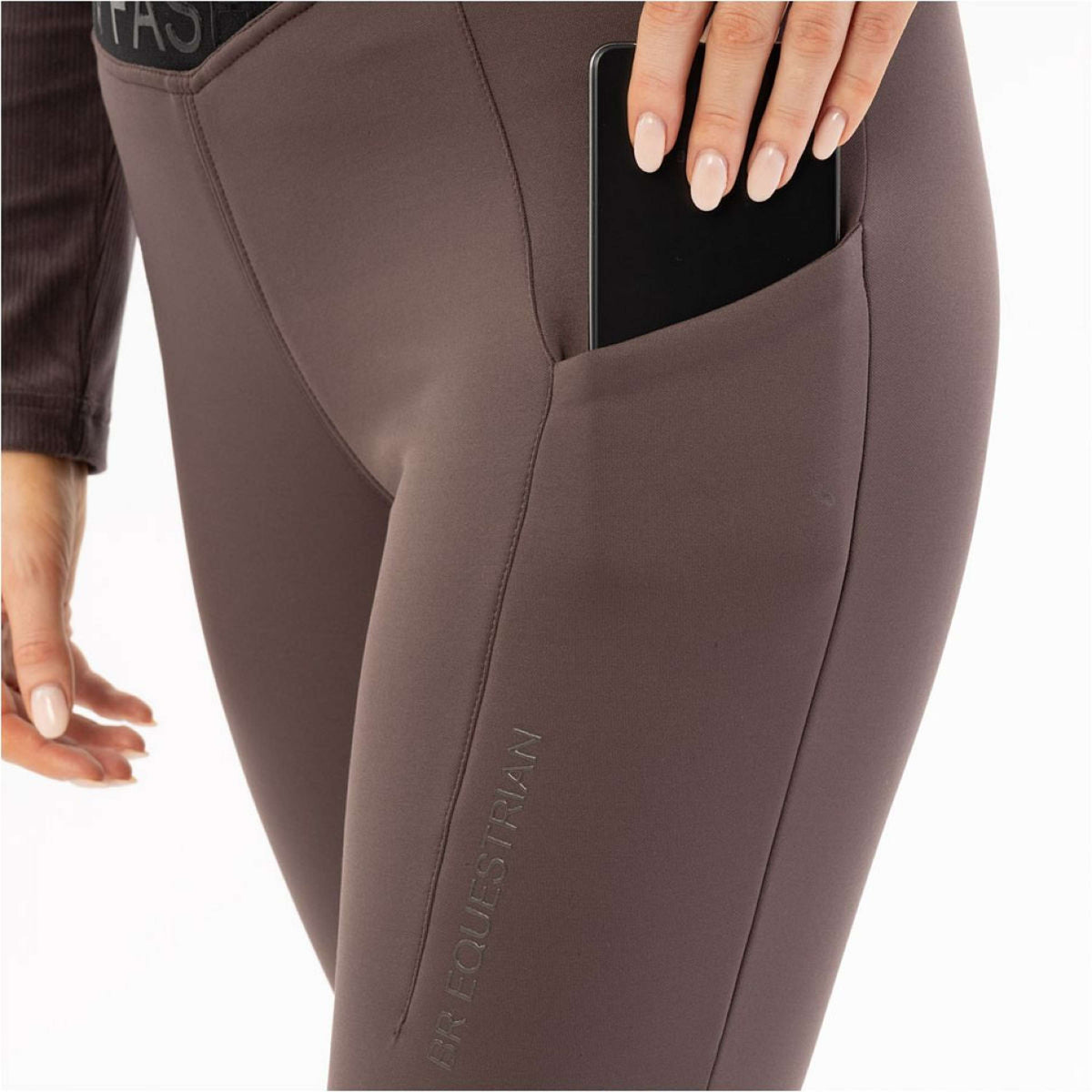 BR Legging d'Équitation AW25 Jesslynn Femme Partie Siege en Silicone Raisin