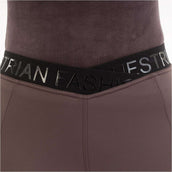 BR Legging d'Équitation AW25 Jesslynn Femme Partie Siege en Silicone Raisin