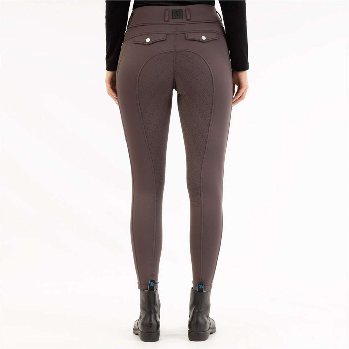 BR Legging d'Équitation AW25 Jolie Femme Partie Siege en Silicone Raisin