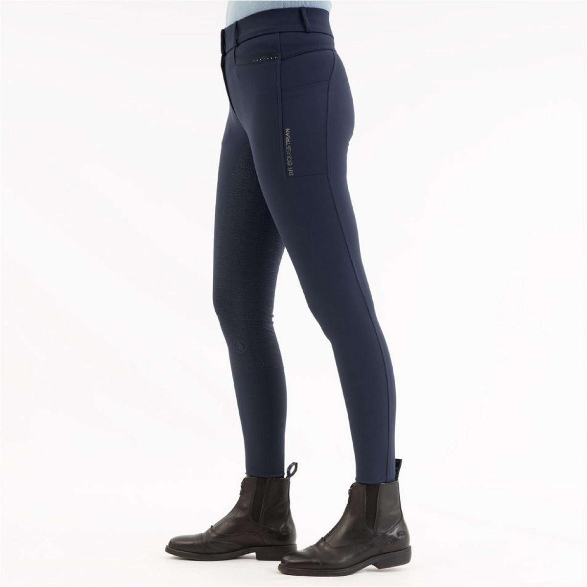 BR Pantalon d'Équitation AW25 Jolijn Femme Partie Siege en Silicone Navy Blazer