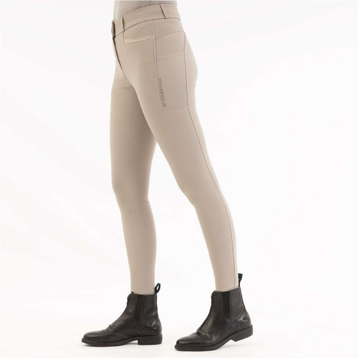 BR Pantalon d'Équitation AW25 Jolijn Femme Partie Siege en Silicone Moon Rock