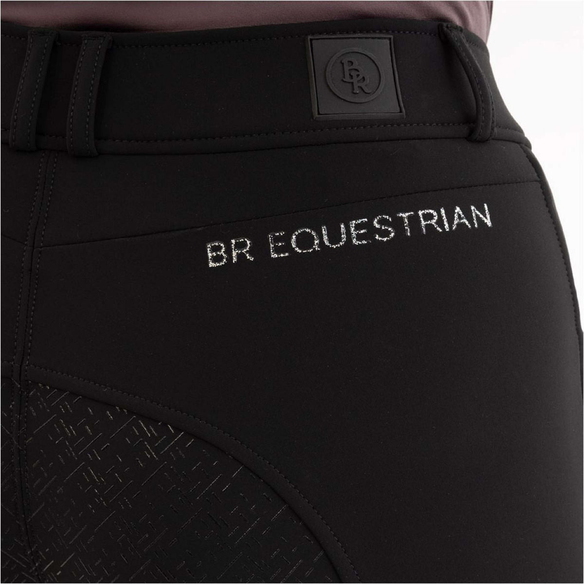 BR Pantalon d'Équitation AW25 Softshell Jude Femme Partie Siege en Silicone Meteorite