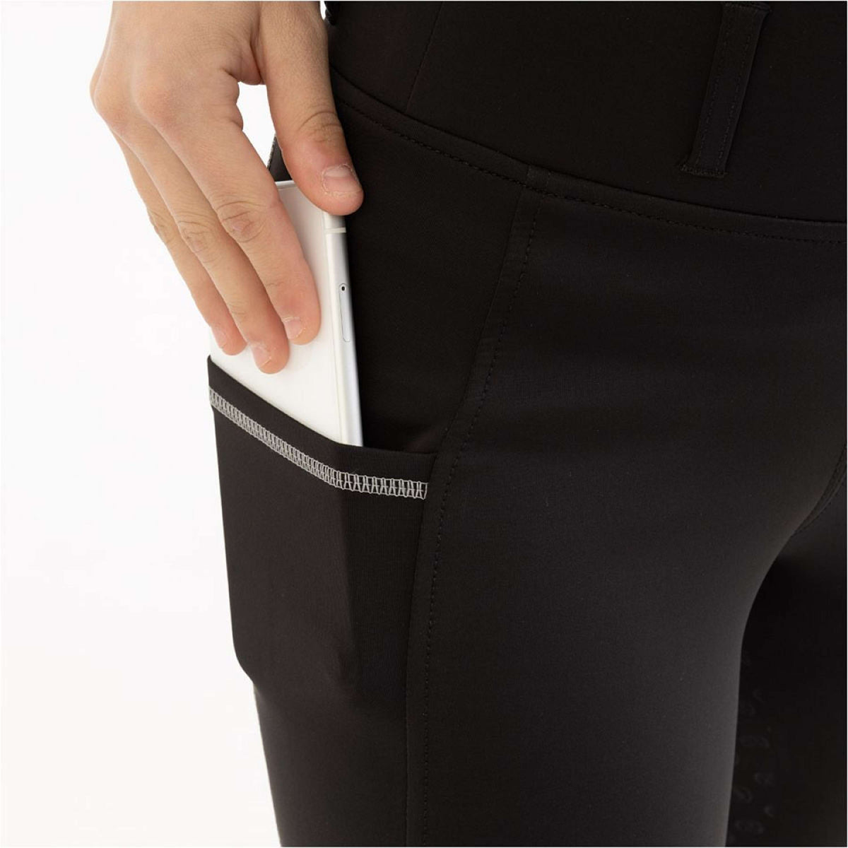 BR Legging d'Équitation Eevolv Ivana Full Grip Meteorite