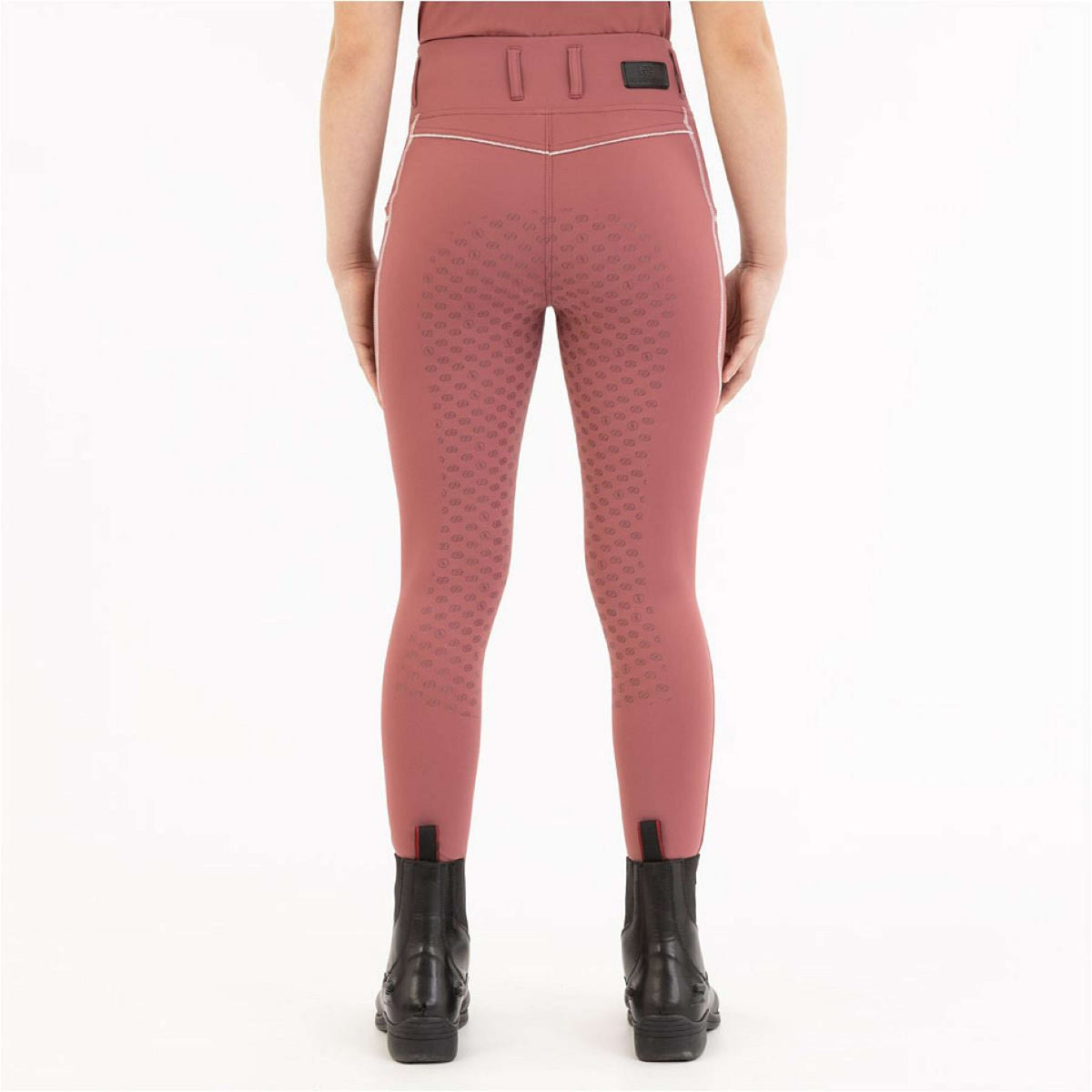 BR Legging d'Équitation Eevolv Ivana Full Grip Roan Rouge