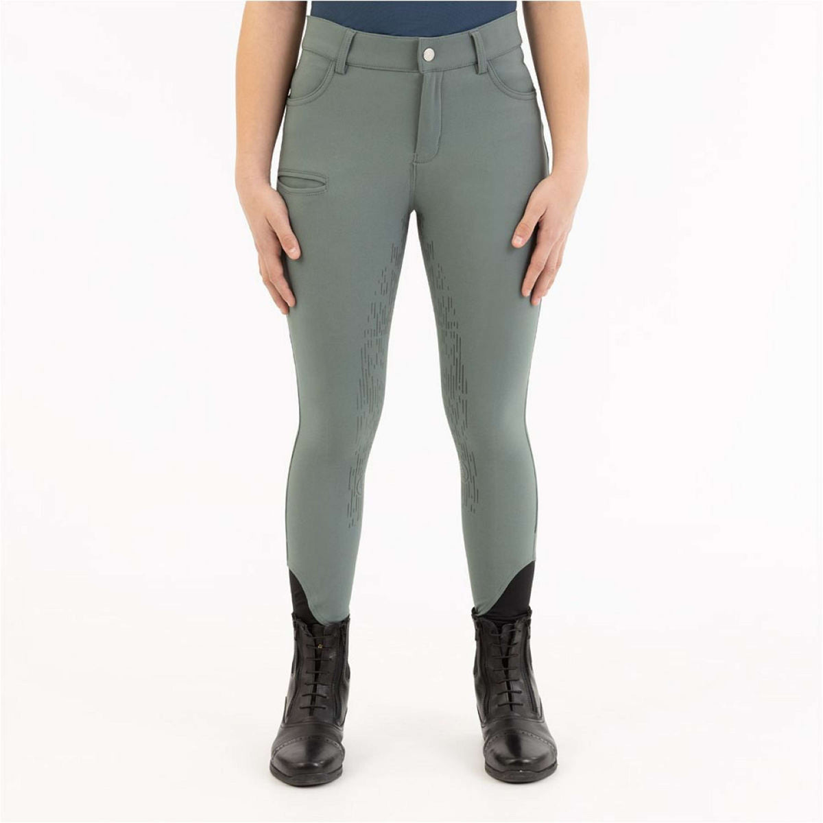 BR Pantalon d'Équitation Eevolv Irene Full Grip Balsam Green