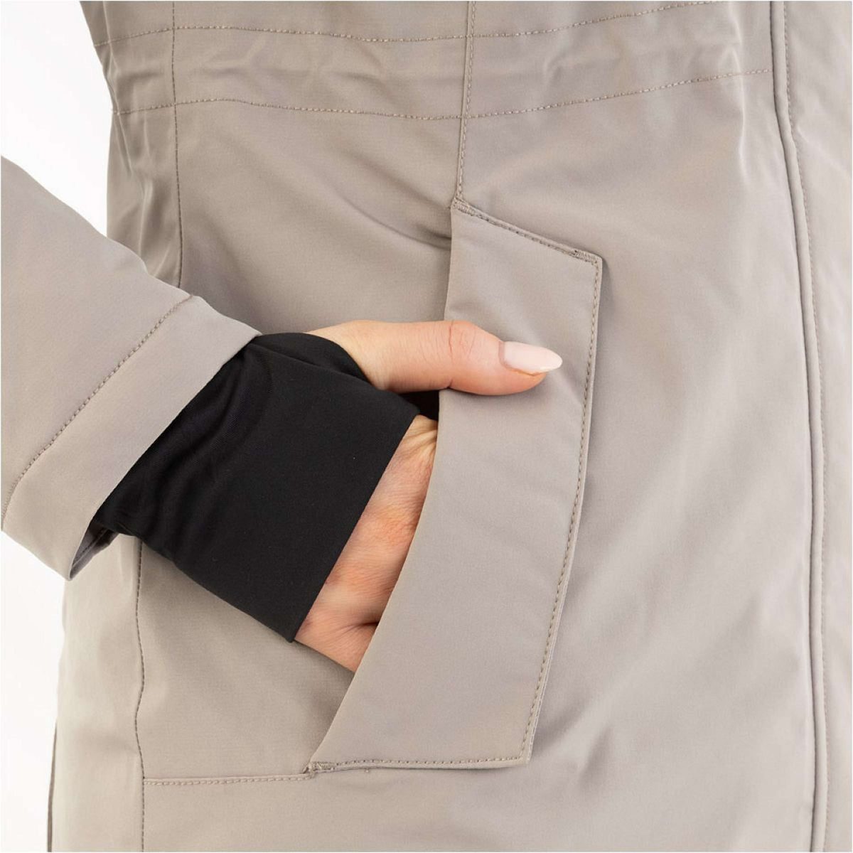 BR Veste Longue AW25 Jael Femme Moon Rock