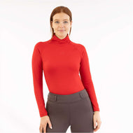 BR Pull à Col AW25 Jasmin Femme Rouge Tango