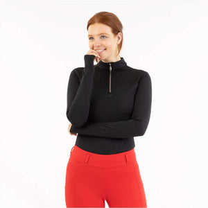 BR Pullover AW25 Half-Zip Jara Femme Meteorite