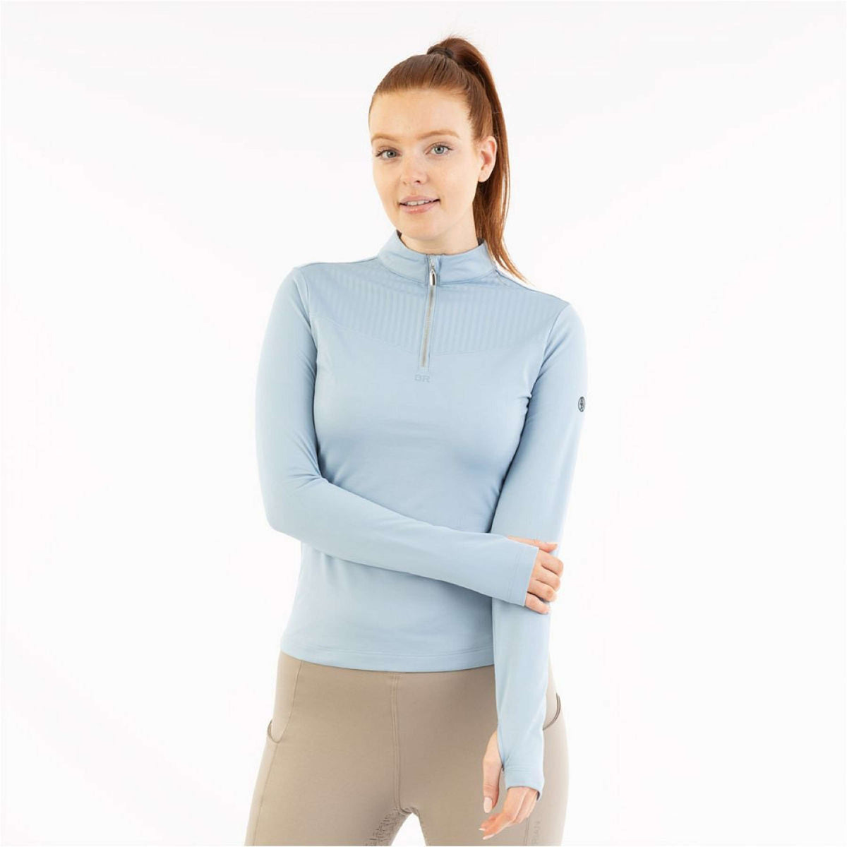BR Pullover AW25 Half-Zip Jara Femme Ashley Blue