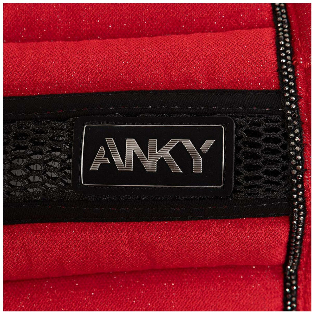 ANKY Tapis de Selle AW25 Velvet Polyvalent Equestrian Red
