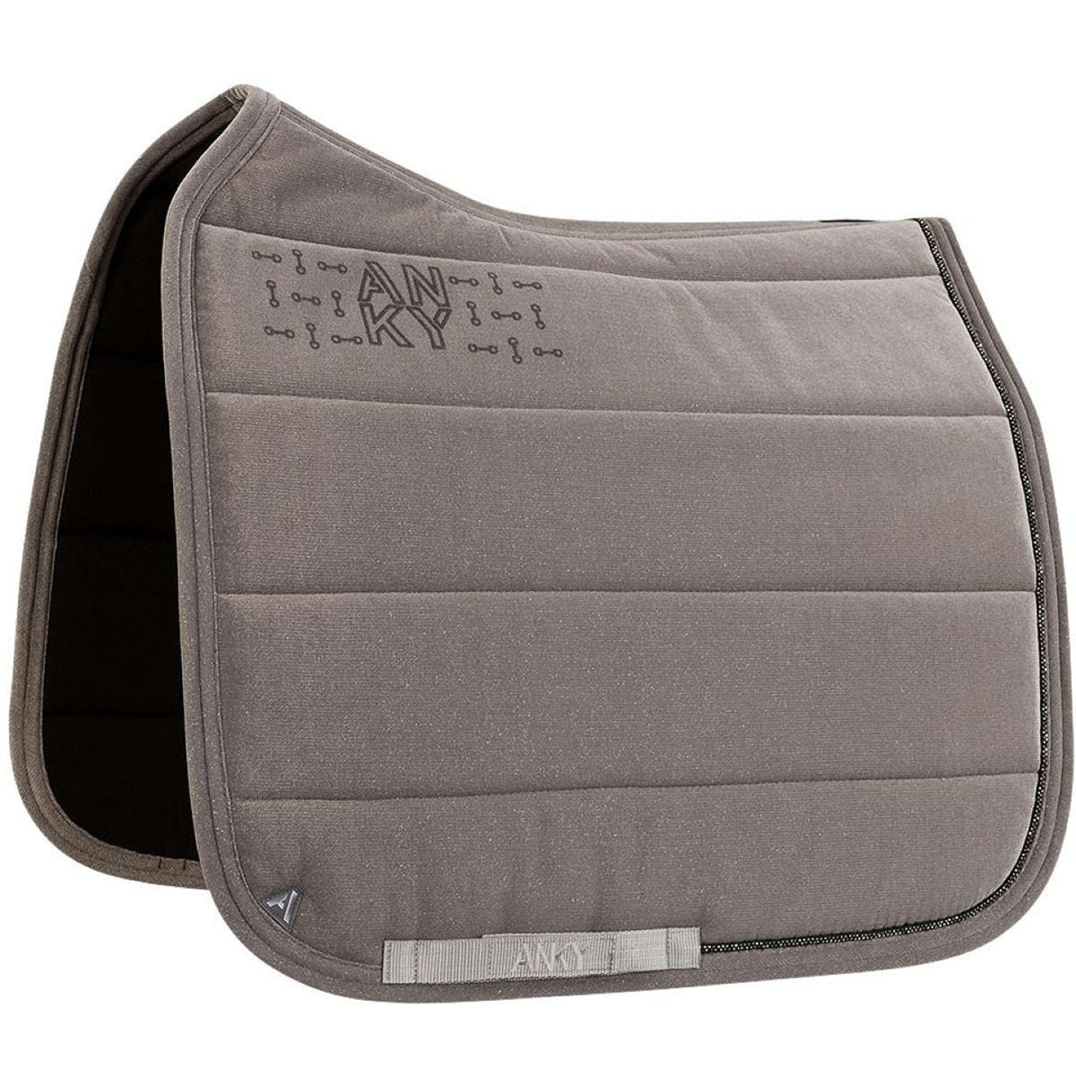 ANKY Tapis de Selle AW25 Velvet Dressage Argent