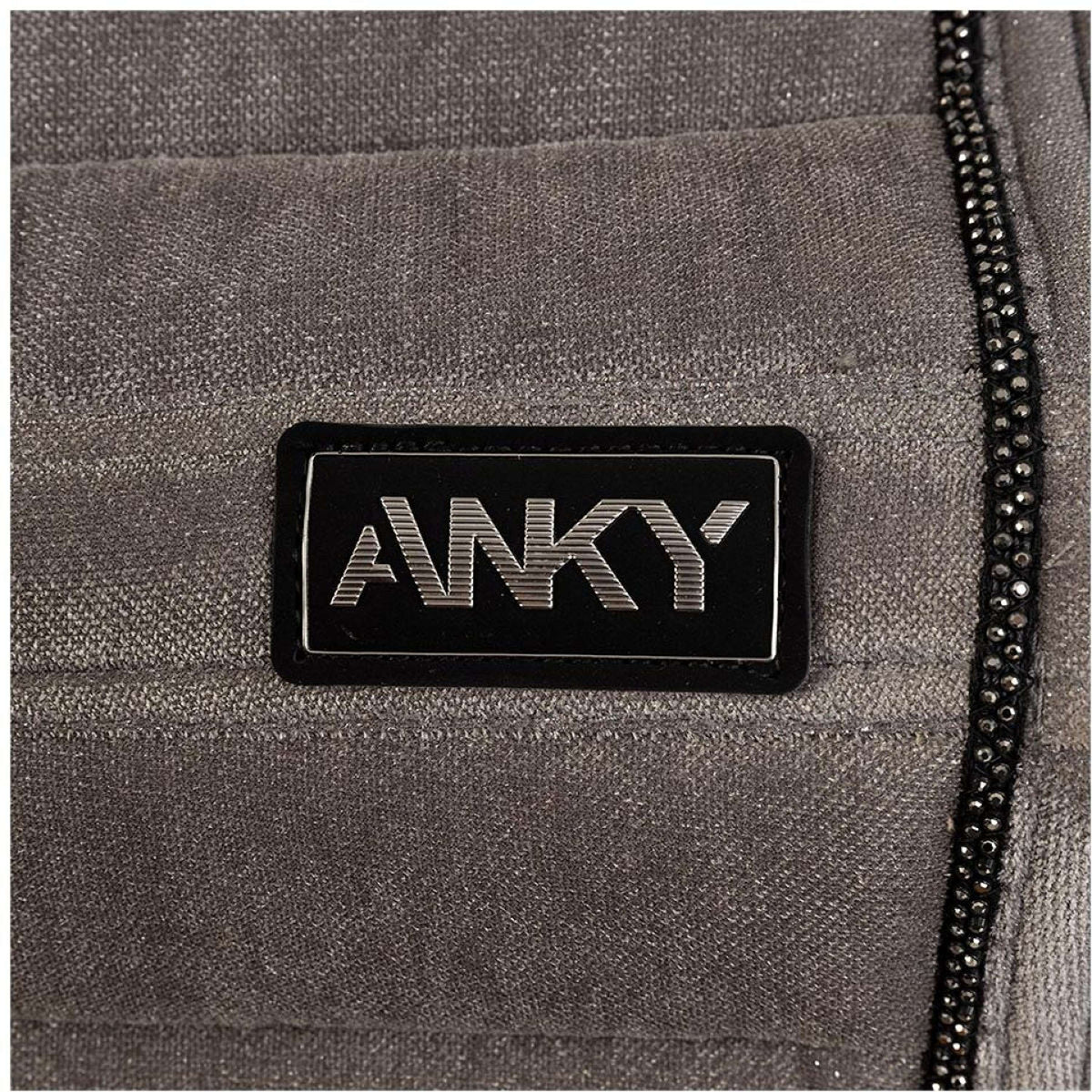 ANKY Tapis de Selle AW25 Velvet Dressage Argent
