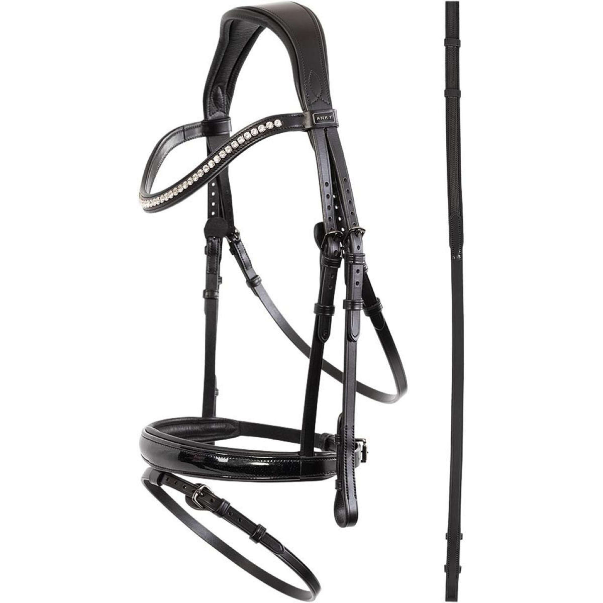 ANKY Bride Metallic Patent ATH24001 Noir