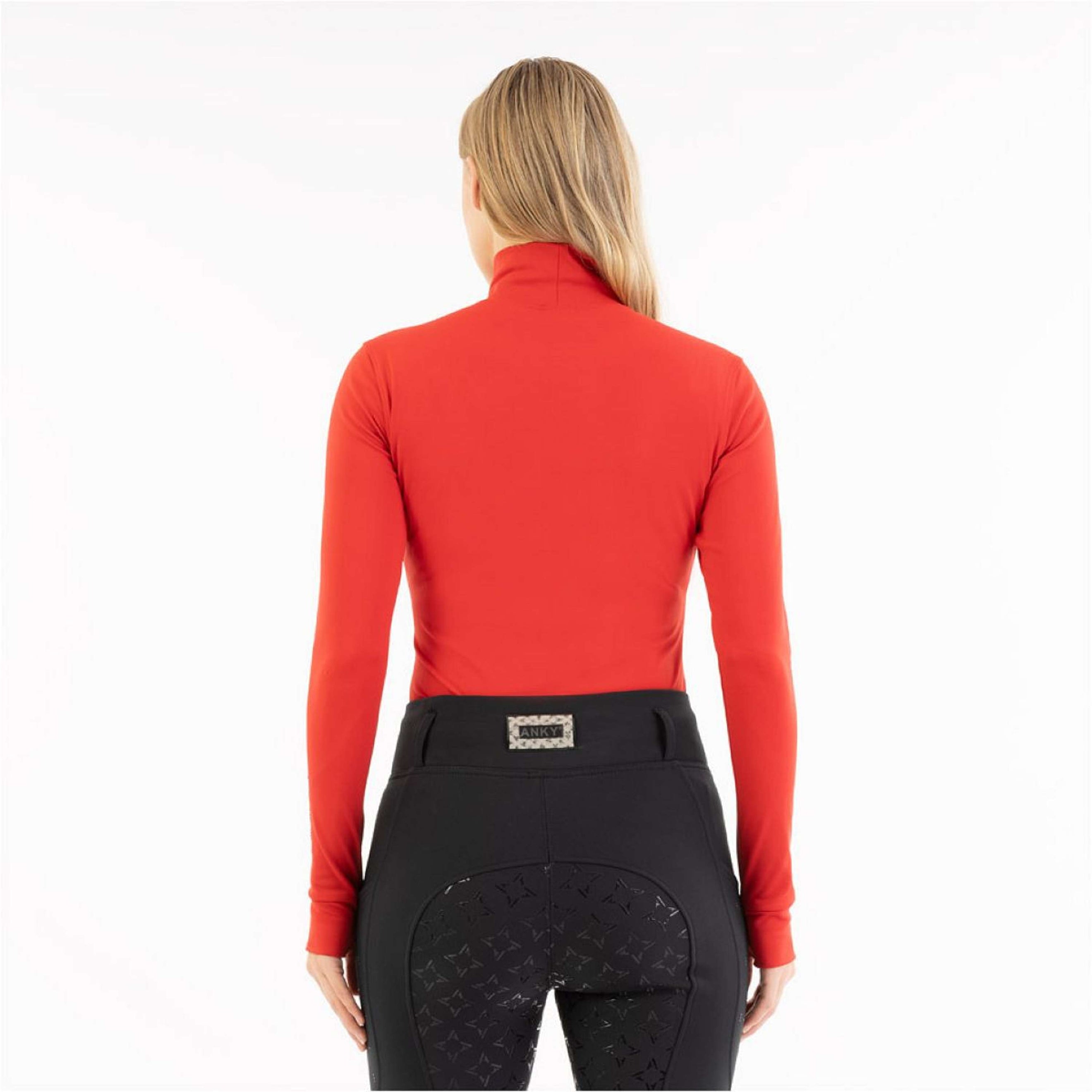 ANKY Chemise AW25 Mockneck Equestrian Red