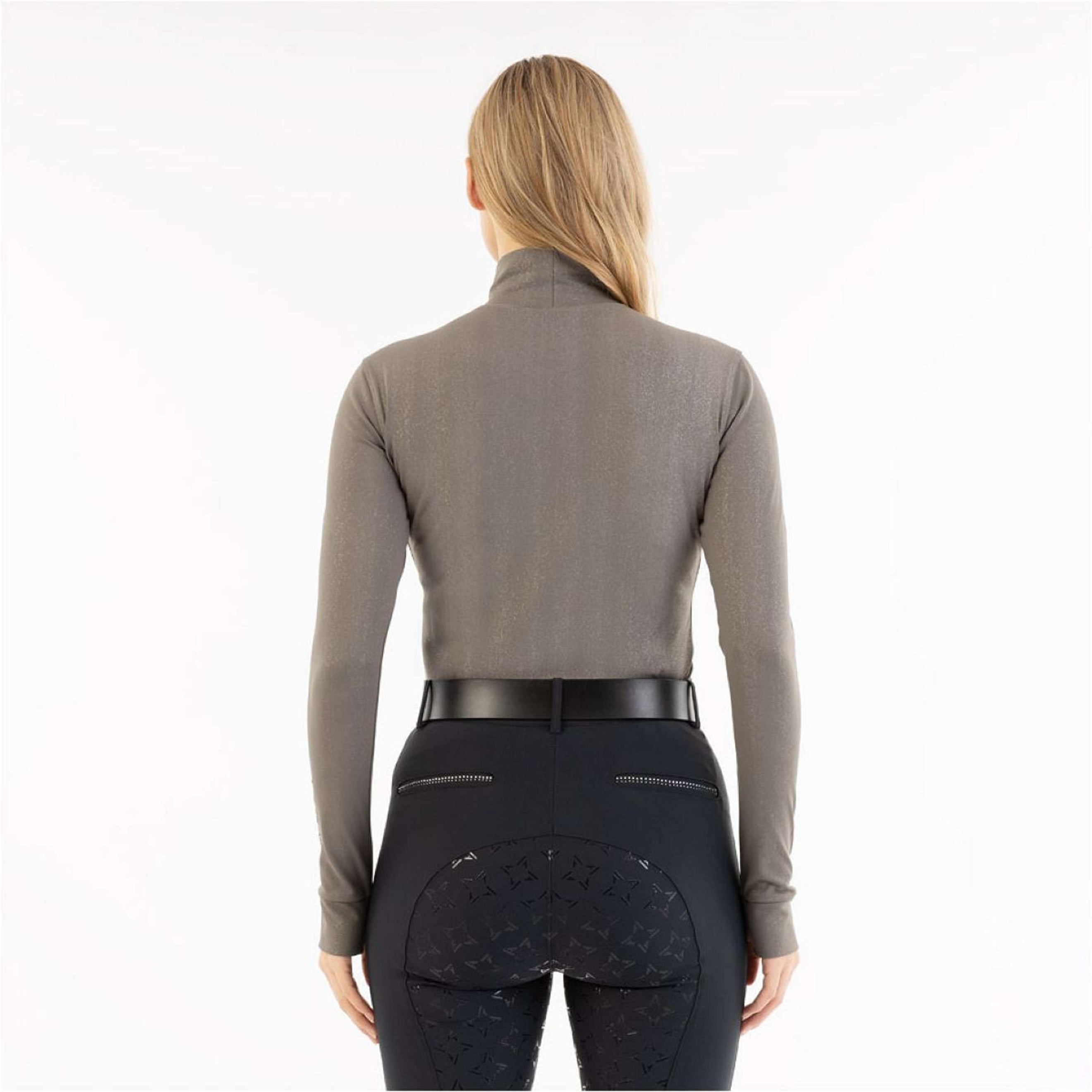 ANKY Chemise AW25 Mockneck Argent ANKY Chemise AW25 Mockneck Argent