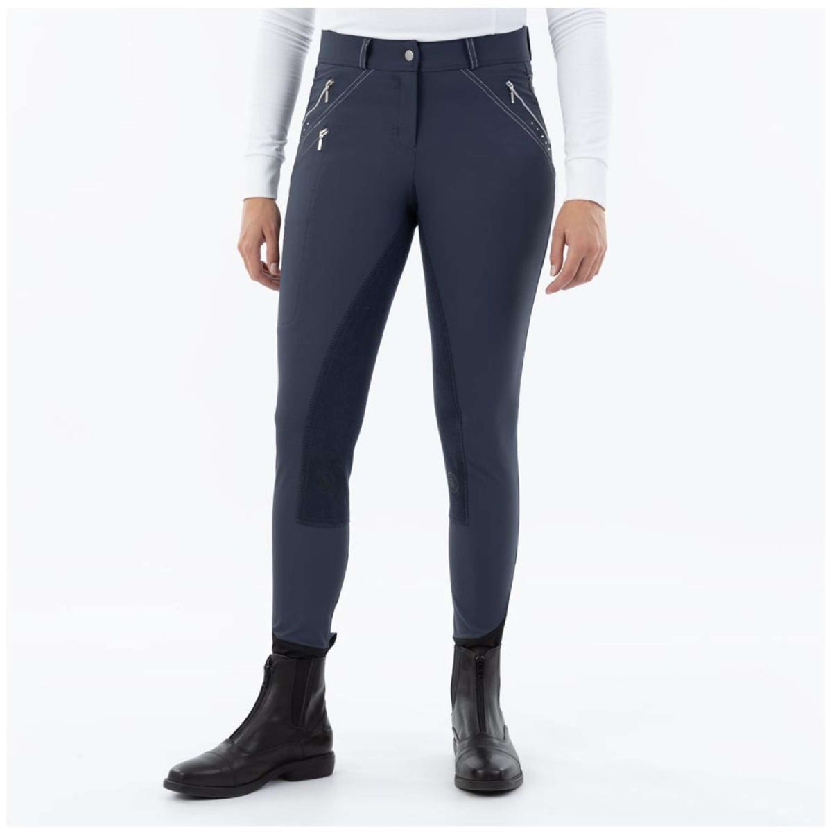 BR Pantalon d'Équitation Desiree Microfibre Fond de peau Inkwell