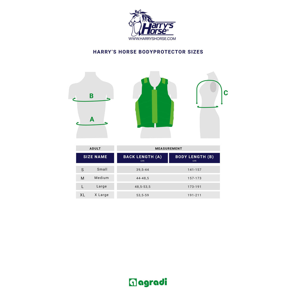 Harry's Horse Gilet de Protectin Noir
