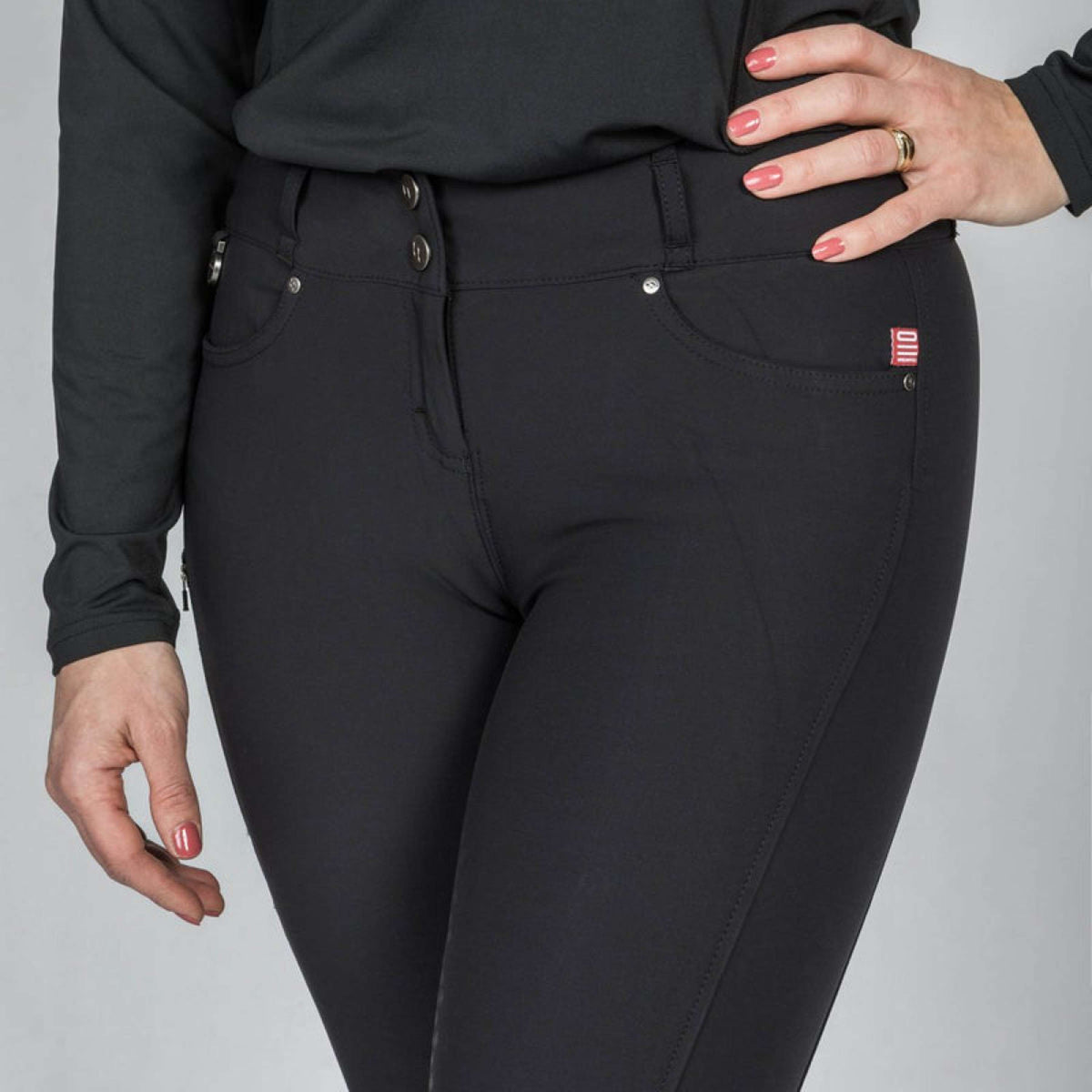 Back on Track Pantalon d'Équitation Julia Full Grip Noir